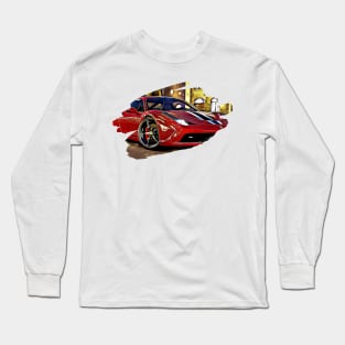 488 Pista Art Print Long Sleeve T-Shirt